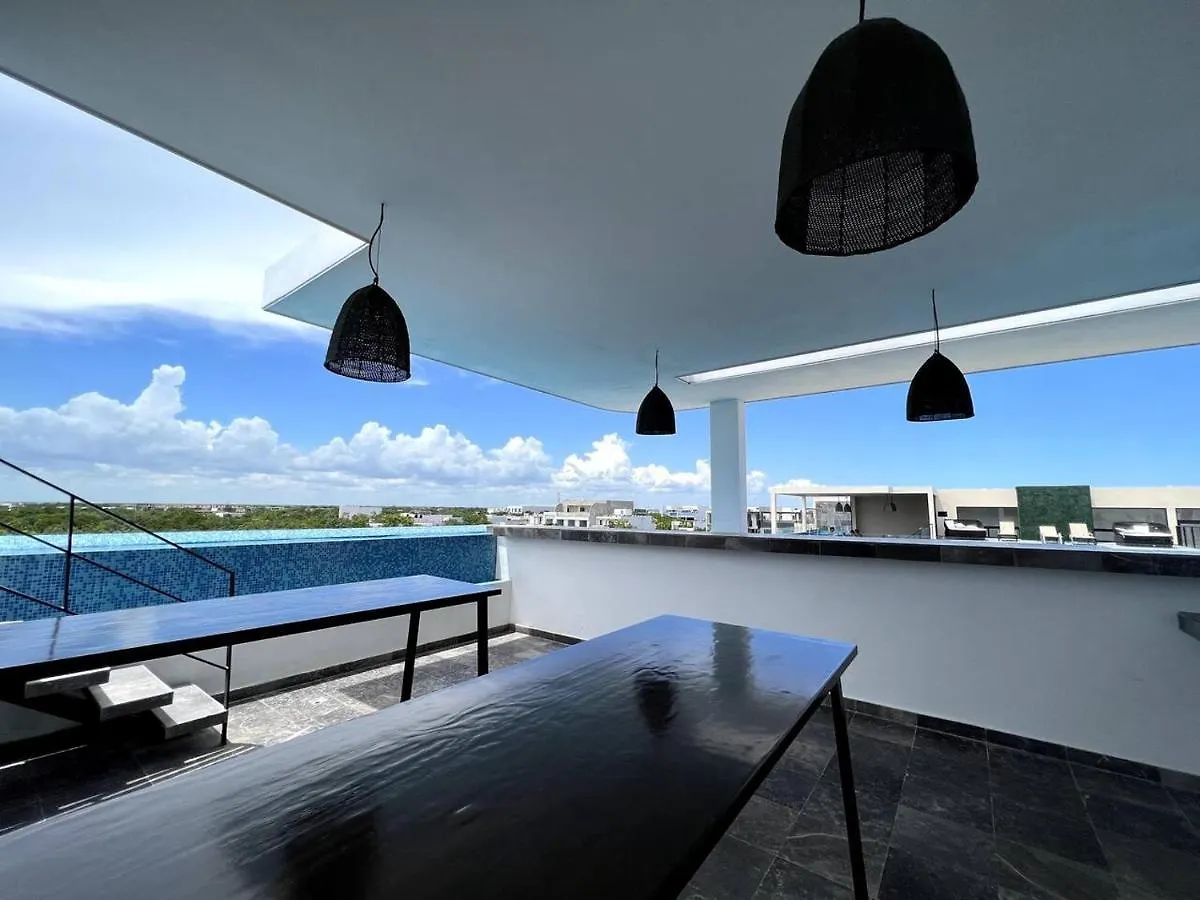 Moderno Y Espacioso Departamento En Aldea Zama Tulum Appartamento