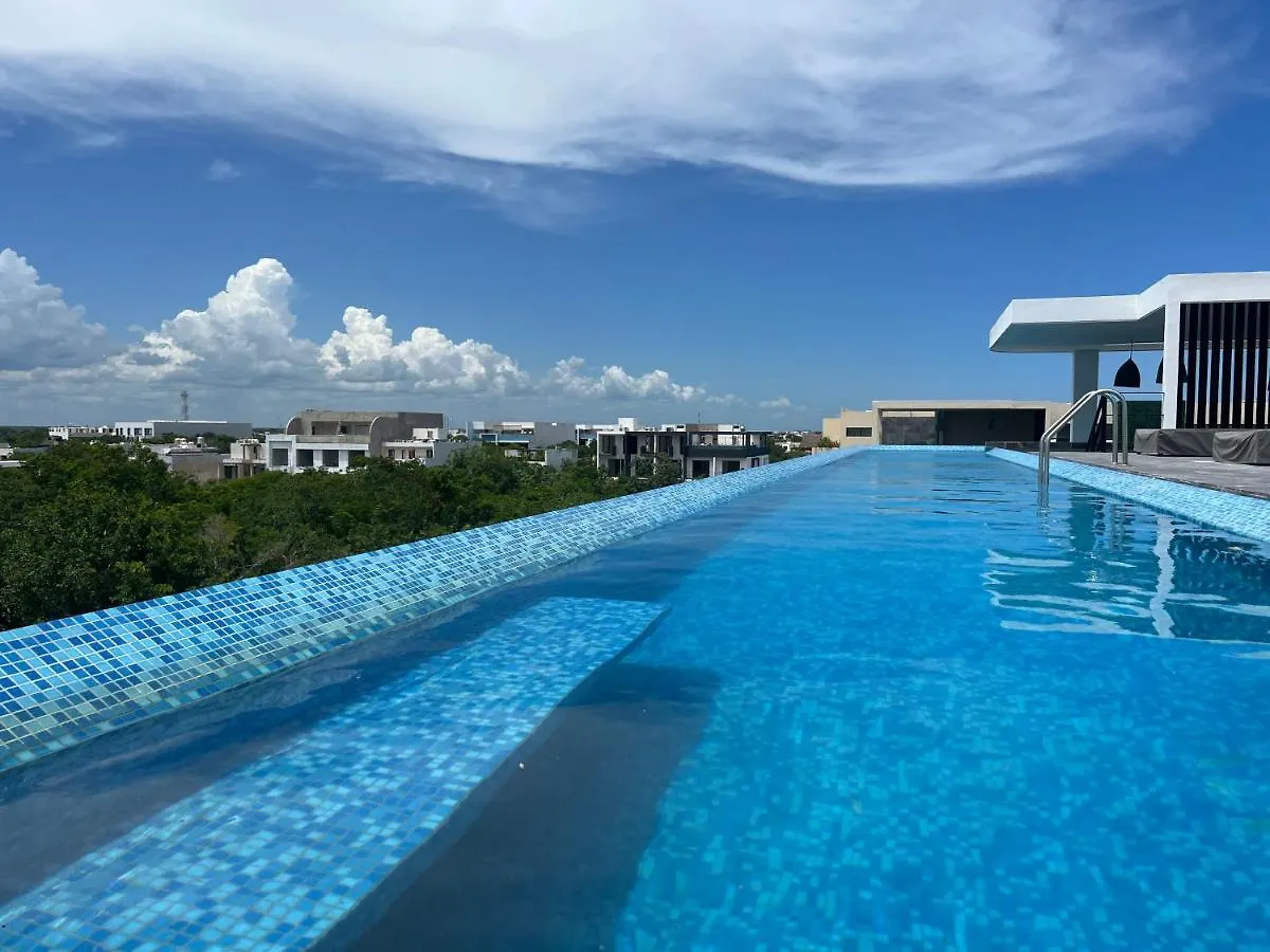 Moderno Y Espacioso Departamento En Aldea Zama Tulum Appartamento